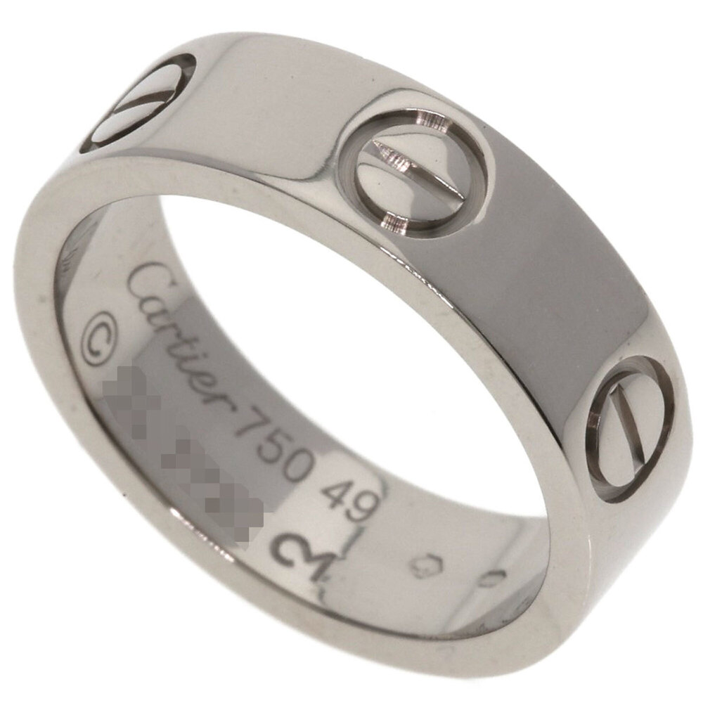 CARTIER Authentic 18k Silver Love Ring #49